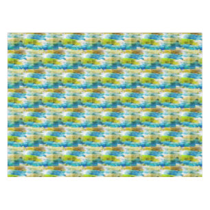 Nappe Vert abstrait d'aquarelle, bleu