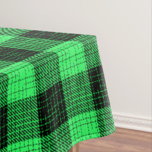 Nappe Vert Croix à carreaux Noir Buffalo Check
