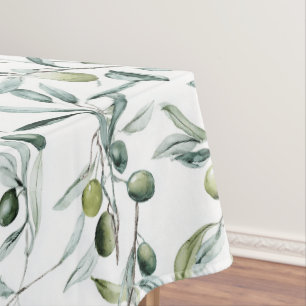 Nappe Vert sauge aquarelle français campagne olive 