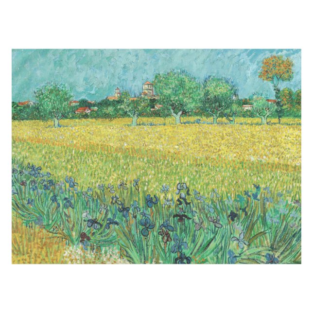 Nappe Vincent van Gogh - Champ avec Iris près d'Arles (Devant (Horizontal))