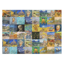 Vincent van Gogh - chefs-d'oeuvre Mosaic Patchwork