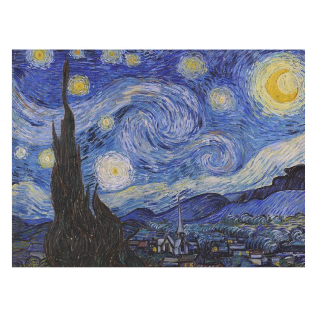 Nappe Vincent Van Gogh - Le Starry approchant (Devant (Horizontal))