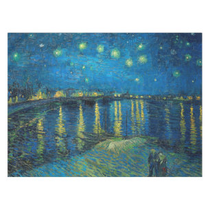 Nappe Vincent Van Gogh Nuit étoilée sur le Rhône