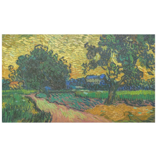 Nappe Vincent van Gogh - Paysage à Twilight (Devant (Horizontal))