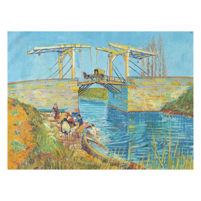 Nappe Vincent van Gogh - Pont Langlois à Arles #1 (Devant (Horizontal))
