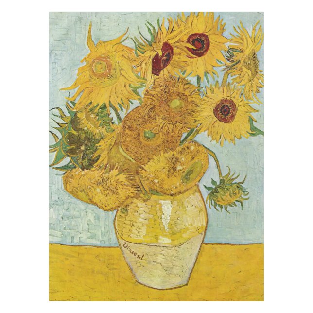 Nappe Vincent Van Gogh - Vase avec douze tournesols (Devant)