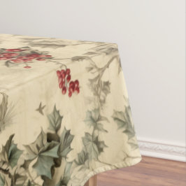 Nappe Vintage Christmas Blue Jay Red Mockingbird