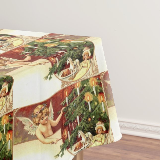 Nappe Vintage Christmas Cherub (In Situ)