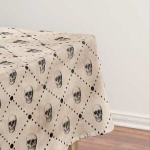Nappe Vintage Halloween Goth Skuls Grid
