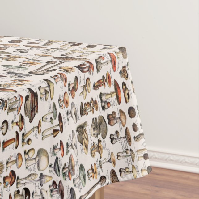 Nappe Vintage Mushrooms By Adolphe Millot (In Situ)