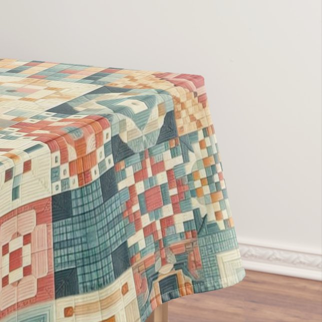 Nappe Vintage, patchwork, paré (In Situ)