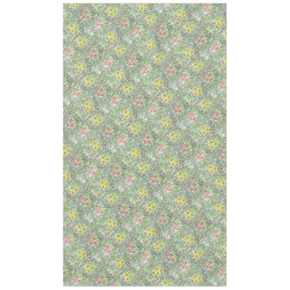 Nappe Vintage William Morris Fleurs florales Verdure