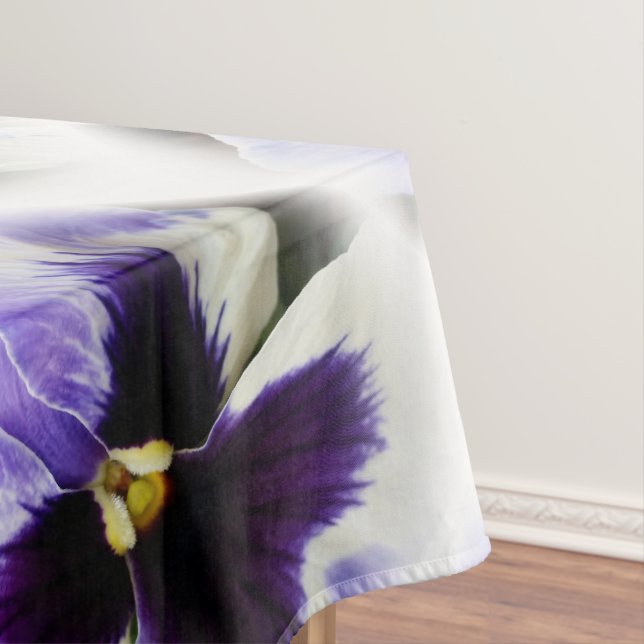 Nappe violet profond sur blanc (In Situ)