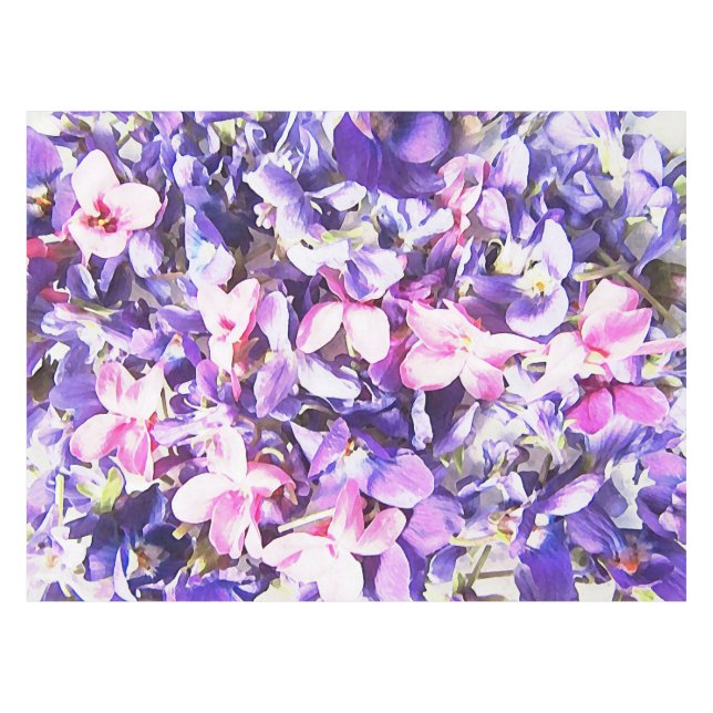 Nappe Violets sauvages (Devant (Horizontal))