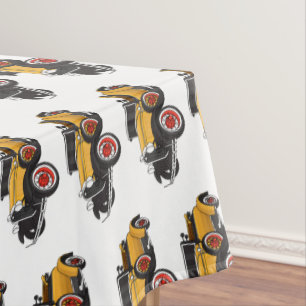 Nappe Voiture jaune classique 1931
