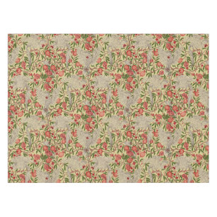 Nappe Walter Crane Cacatoès rosalbin Grenade rouge Art