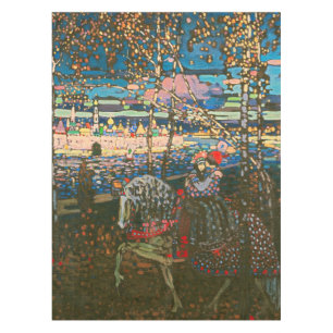 Nappe Wassily Kandinsky Le Couple à Cheval Art Russe