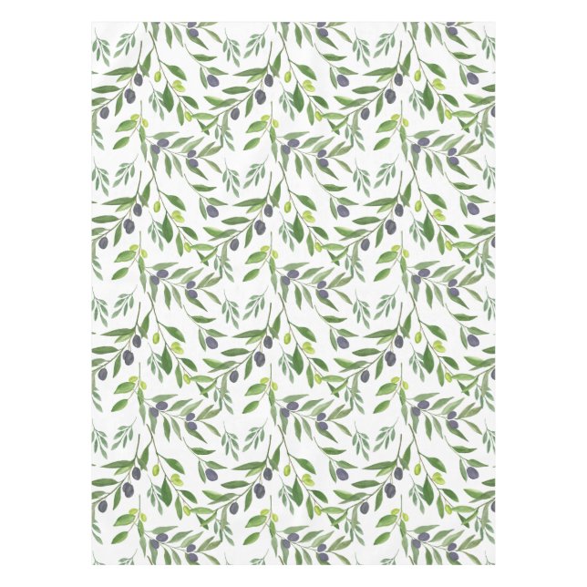 Nappe Watercolor Olive Pattern (Devant)
