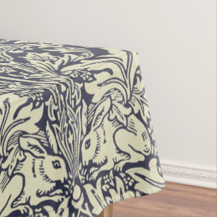 Nappe William Morris Brer Rabbit Motif bleu Vintage