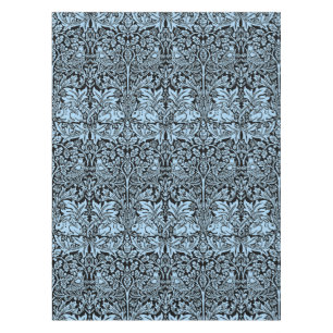 Nappe William Morris Lapin Frère Bleu Clair Noir