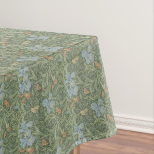 Nappe William Morris Vintage Feuille Floral Bird Iris