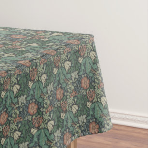 Nappe William Morris Vintage Floral Rose Green Compton  