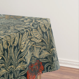 Nappe William Morris Vintage Tulipe et Rose motif floral