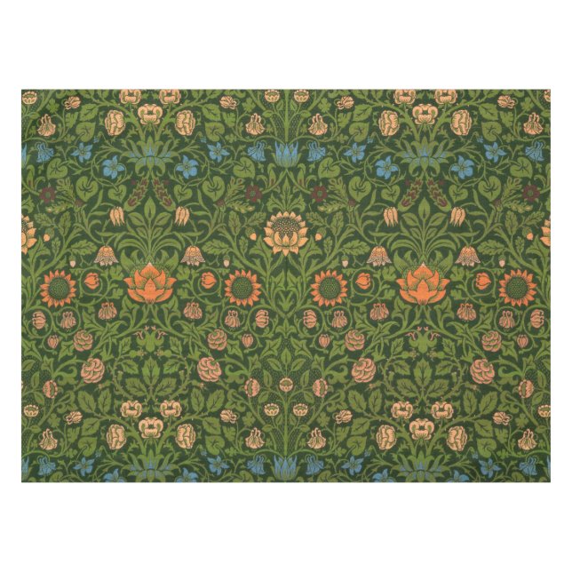 Nappe William Morris Violet et Columbine Art Rug (Devant (Horizontal))