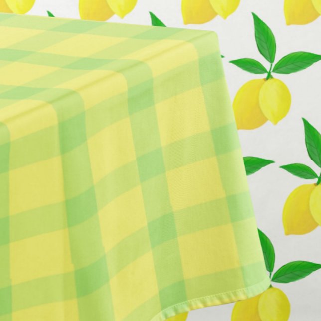 Nappe Yellow Green Rustic Plaid Check (Rustic yellow green plaid )