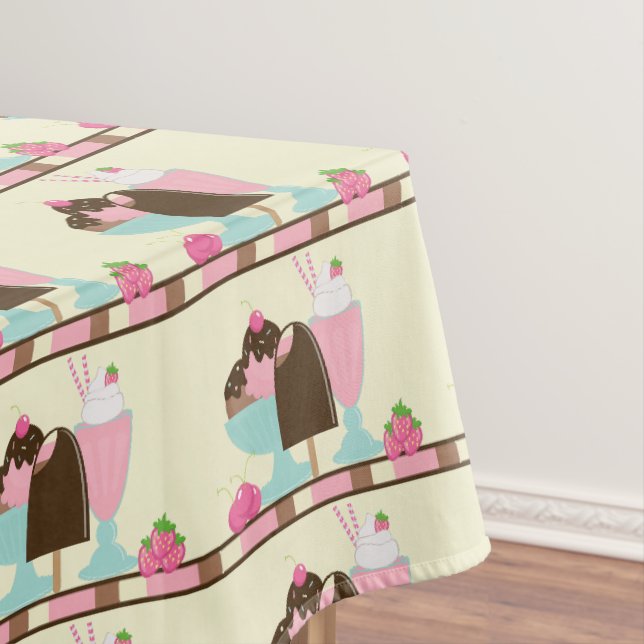 Nappe Yummy Ice Cream Desserts Motif (In Situ)