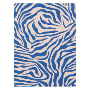 Nappe Zebra Print Blue Zebra Stripes Poster de animal