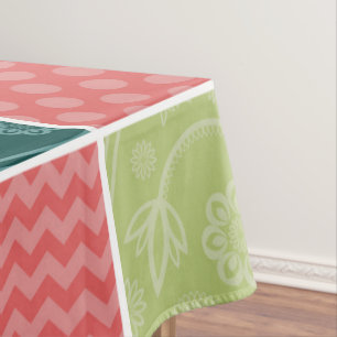 Nappe Zigzag, Chevron, En vichy, Pois, Patchwork