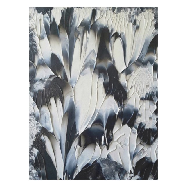 Nappes Art déco noir et blanc (Devant)
