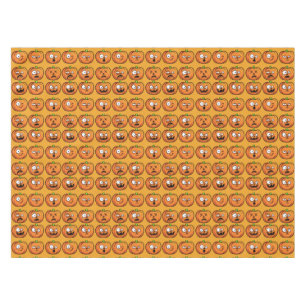 Nappes Citrouilles d'Halloween