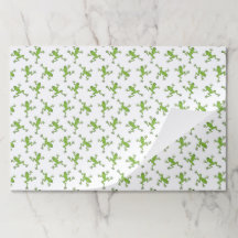 Nappes en papier grenouille, Tapis de table de jar