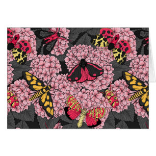 Nappes phréatiques à hydrangée rose