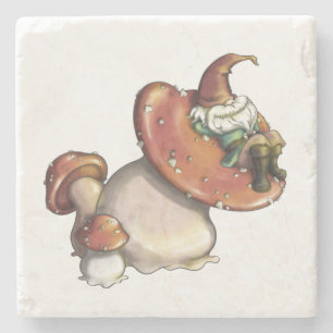 Napping Gnome Steinuntersetzer
