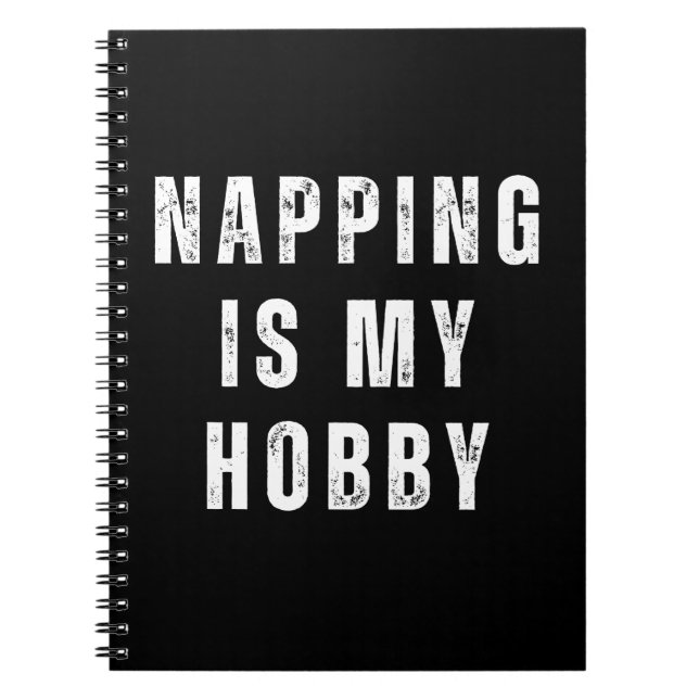 Napping ist mein Hobby Notizblock (Vorderseite)