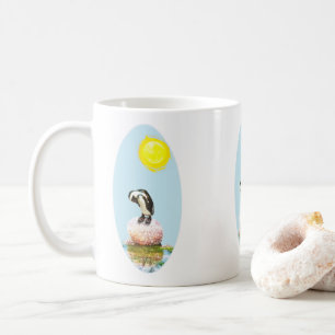 Napping Pinguin in der Sonne Kaffeetasse