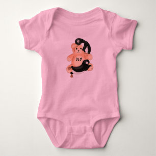 Napping Pinguine auf Bären Baby Strampler