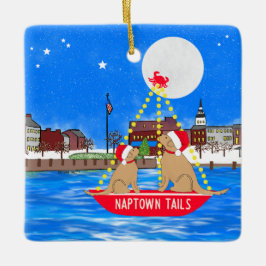 Naptown Schwanzes Parade of Lights Weihnachtsschmu Ornament Aus Metall