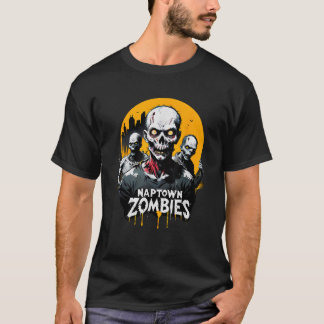 Naptown Zombies Untot zu Fuß durch die Nacht T-Shirt