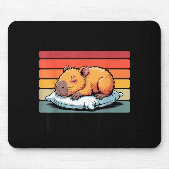 Napybara For Men Women Cute Capybara Sleeng Nap Lo Mousepad (Vorne)