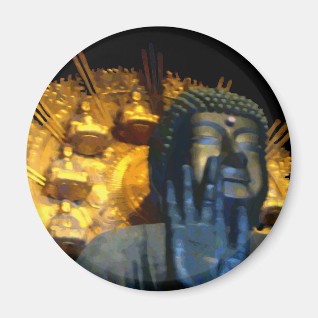 Nara Buddha / Nara Daibutsu Magnet (Vorne)