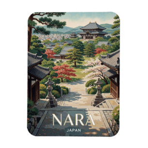 Nara Japan Vermilion Reise Magnet