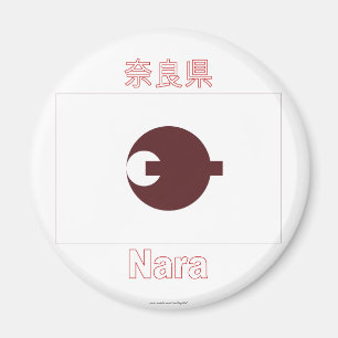 Nara-Präfektur-Flagge Magnet