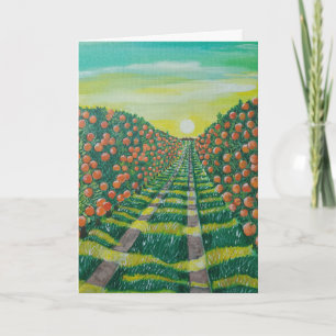 Naranjas de Valencia Gemälde von Alfred Fox Karte