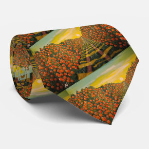 Naranjas de Valencia Malerei von Alfred Fox Krawatte