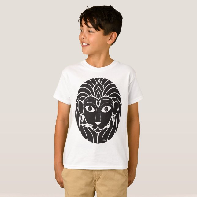 Narasimha scherzt T - Shirt (Vorne ganz)