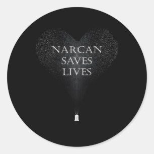 Narcan Rette Opioide Crisis Epidemic Addiction Rec Runder Aufkleber